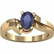 14K Yellow Gold Iolite Ring