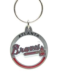 Atlanta Braves Zinc Team Logo Keychain