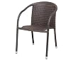 Siena Garden 655468 Bistrosessel Wien, stapelbar, bi-color mocca L 56 x B 56 x H 82 cm