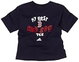MLB Unisex Infant/Toddler Boston Red Sox The Other First Short Sleeve Tee, Navy, Medum, 3T
