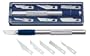 Wedo 078722 Cutter Hobbymesser Set silber inklusiv 6 Ersatzklingen