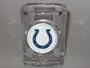 INDIANAPOLIS COLTS Team Logo SHOT GLASS with Pewter Logo