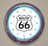 Neon Clock - Route 66