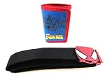 Spider-Man Blue and Red Trifold Wallet and Belt Set