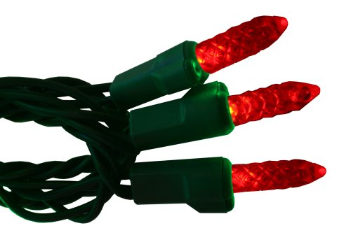 Good Tidings LED Mini Ice Christmas Light Set - Red