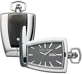 Colibr Solitaire Collection Titanium and Diamond Pocket Watch Model PWQ099300S