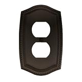 Baldwin 4789.112.CD Rope Design Duplex Switch Plate, Venetian Bronze