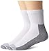 Dickies Men's 2-Pack Steel Toe Non-Binding Quarter Socks