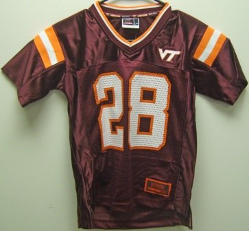 Buy Virginia Tech Hokies Kids Showdown Football Jersey by Colosseum
