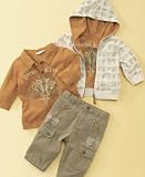 Guess? Baby Boy 3 Piece Hoodie Set