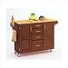 Home Styles Furniture Kitchen Island Cart in Cottage Oak