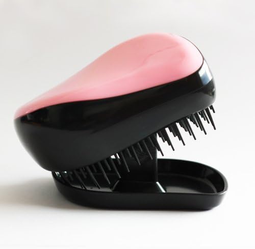BB365@ No Tangle Compact Styler Comb NO MORE TANGLE Brush Hair Brush Pink/Black