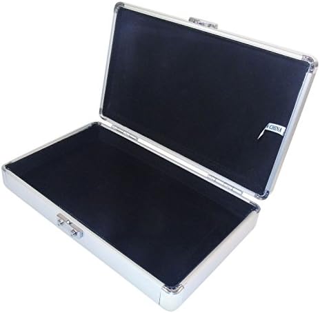 Aluminum Case, Metal Storage Case, Hard Sided Carrying Case, Protective Multi-Use Carry-All Kit Case.