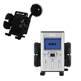 Dell Pocket DJ 30GB Flexible Car Windshield Holder - Gomadic Brand