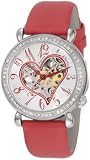 Stuhrling Original Women's 109S.1215H2 Venus Silver Dial Red Leather Watch