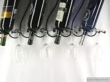 Tuscan Iron Scroll Wall Wine Bottle Glass Rack Ballard
