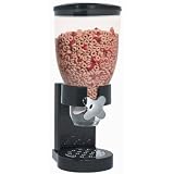 Zevro GAT100 Black Dry Goods/Cereal Dispenser 17.5-oz.