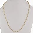 Romantic Gifts Sterling Silver Citrin Gemstone Necklace 17 inches