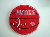 DETROIT PISTONS BASKETBLL WALL CLOCK