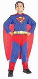 Rubies Superman Action Suit Set Child, Size 4 to 10