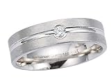 0.08 cts 6mm Comfort Fit Diamond Wedding Band - 14kt White or Yellow Gold