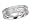 Benchmark® 6mm Comfort Fit Diamond Wedding Band / Ring in 14 kt White Gold Size 4