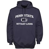 adidas Penn State Nittany Lions Navy Blue Stacked Pullover Hoody Sweatshirt