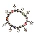 Popular Christian Charm Bracelet .Guardian Angel Charms Bracelet