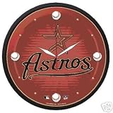 Houston Astros MLB Round Wall Clock