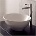 Nameeks ART 8011 Scarabeo Thin-Line Collection Above Counter Bath Sink White