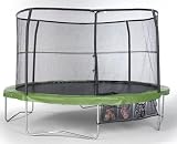 Jumpking Bazoongi 15 Foot Trampoline Combo with Shoe Bag, Anchor Kit, and Ladder