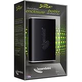 Acomdata Tango 2.5-inch Combo USB 2.0 Firewire 400 (IEEE 1394a) Portable Enclosure for SATA Hard Drive TNGXXXUFAE-BLK (Black)