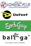 6 PAIRS - SockGuy, Defeet or Balega Stretch-to-Fit Coolmax Athletic Socks - Grabbag design - We Select You Save Big!! LongsCycle Selects Design - You Save!!