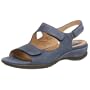 Clarks Artisan Women's Sarasota Quarter Strap Sandal,Blue,12 M