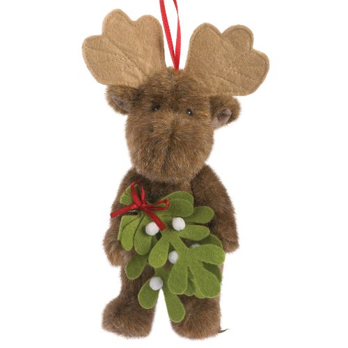 Boyds Plush 6″ Ho Traditional Christmas Moose Ornament