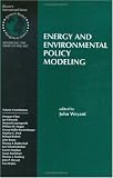 Energy and Environmental Policy Modeling