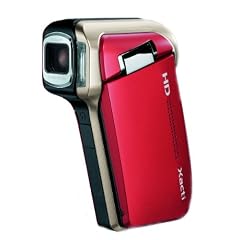 Sanyo VPC-HD700 GXR HD-Camcorder (SD-Card, 5-fach opt. Zoom, 6,9 cm (2,7 Zoll) Display, 7 Megapixel, 720p) rot