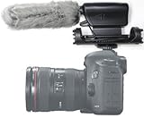 MegaGear Professional Shotgun Camcorder , Camera Microphone for Nikon DSLR D600 D800 D3S D300S D7000 D5100 Canon EOS 60D 6D 7D 5D Mark II 650D 5D MK III Rebel T4i T3i T2i