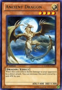 Yu-Gi-Oh! - Ancient Dragon (GAOV-EN081) - Galactic Overlord - 1st Edition - Rare On Sale