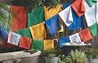 Prayer Flags; Set of Five Mixed Diety; Tibetan