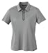 Ladies' Recycled Charcoal 2-tone Jacquard Top