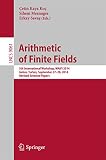 Arithmetic of finite fields : 5th international workshop, WAIFI 2014, Gebze, Turkey, September 27-28, 2014, revised selected papers