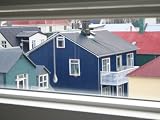 Buildings from Room at Hotel Odinsve, Reykjavik, Iceland Photographic Poster Print by Jonathan Smith, 16x12