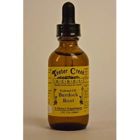 Teeter Creek Burdock Root Tincture (1oz.)