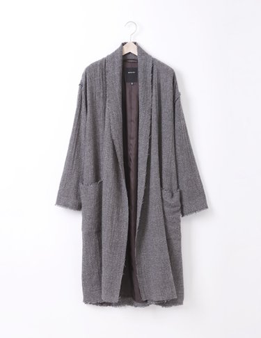 パドカレ(pas de calais)リファインガーゼドビー柄 コート