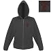 NCAA USC Southern Cal Trojans Antigua Ladies Black Front Zip Fleece Hoody