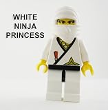 LEGO NINJA MINI-FIGURE - WHITE NINJA PRINCESS - VERY RARE