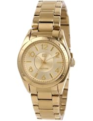 Tommy Hilfiger Womens 1781278  Casual Sport Gold-Plated 3-Hand Watch