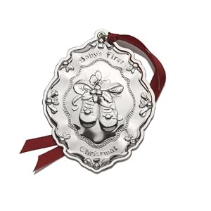 Towle Grande Baroque Baby's First Christmas Ornament