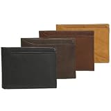 Boston Traveler Genuine Leather Wallet with Removable ID Section